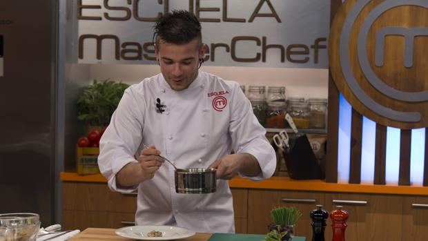 Carlos Maldonado, en la escuela online de MasterChef